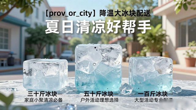 海口降温大冰块配送 夏日清凉好帮手
